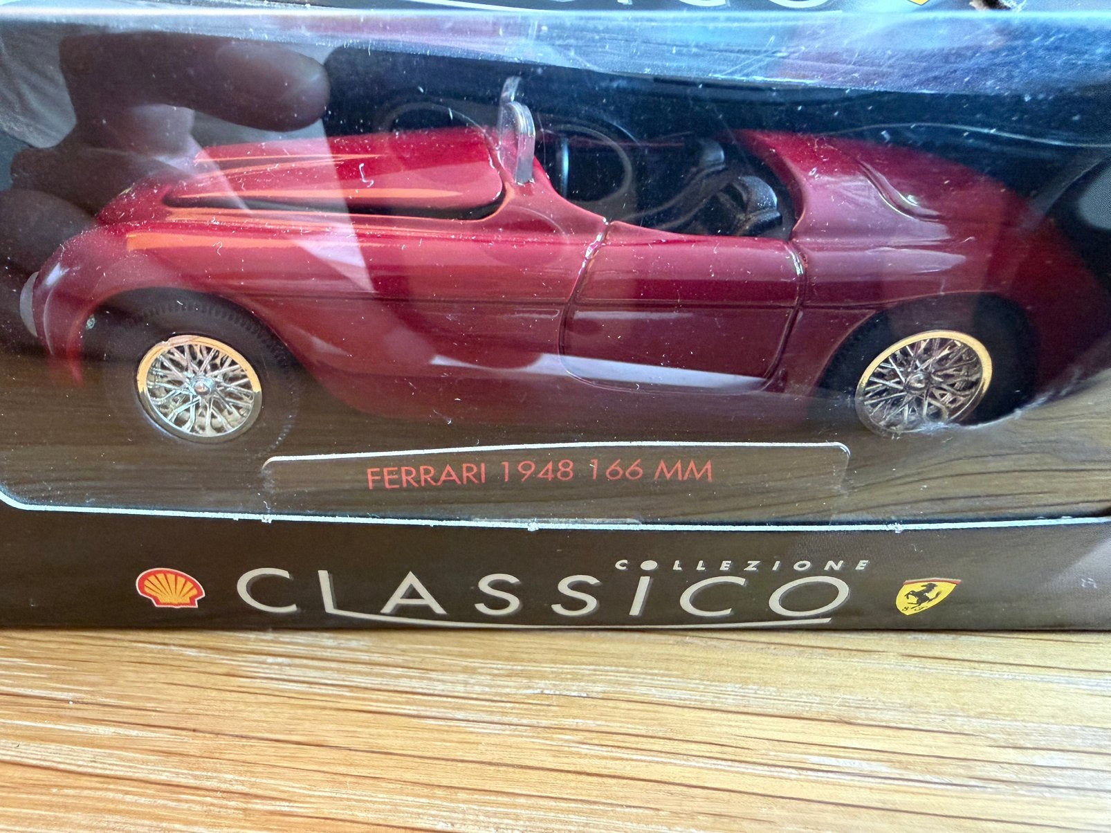 Ferrari 1948 166 mm schaalmodel Shell Classico Collezione, Ophalen of Verzenden, Zo goed als nieuw, Auto