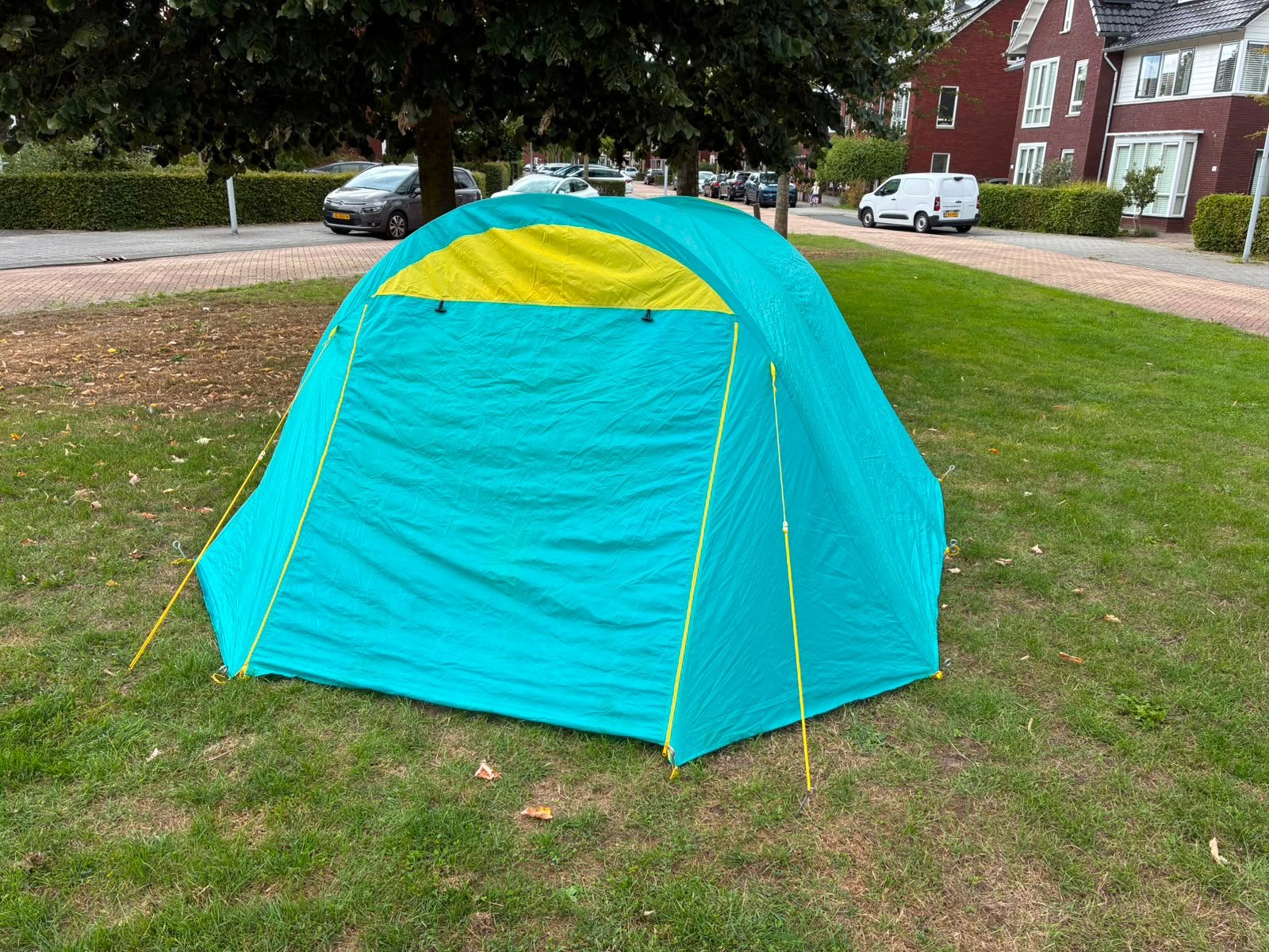 Tent Nomad Wing 4 ( 4 persoons tunneltent ), Caravans en Kamperen, Ophalen of Verzenden, Gebruikt, Tot en met 4