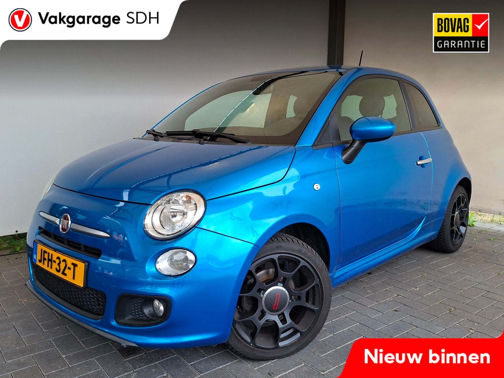 Fiat 500 1.2 Lounge Sport|Carplay|Mooie auto, Auto's, Voorwielaandrijving, Gebruikt, 4 cilinders, 840 kg