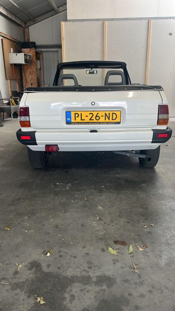 AGM (Ford) Fiesta Fly – Oldtimer  Cabrio – Uniek NL  kent., Auto's, Wit, Particulier, Geïmporteerd, 730 kg