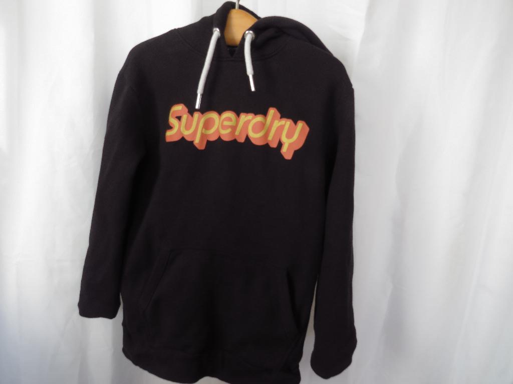 wat dikkere zwarte hoody mt L Superdry, Superdry, Ophalen of Verzenden, Gedragen, Zwart
