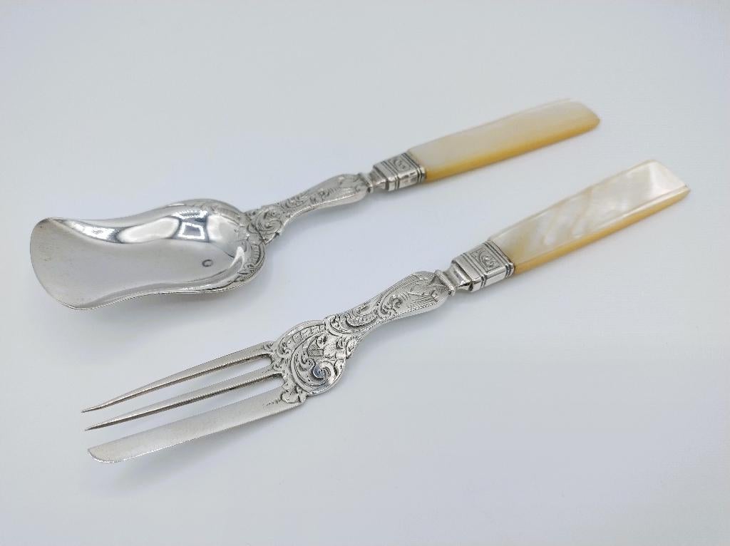 Zilveren gembercouvert, J.A. Lintveld Sr, Amsterdam, 1850, Antiek en Kunst, Verzenden, Zilver