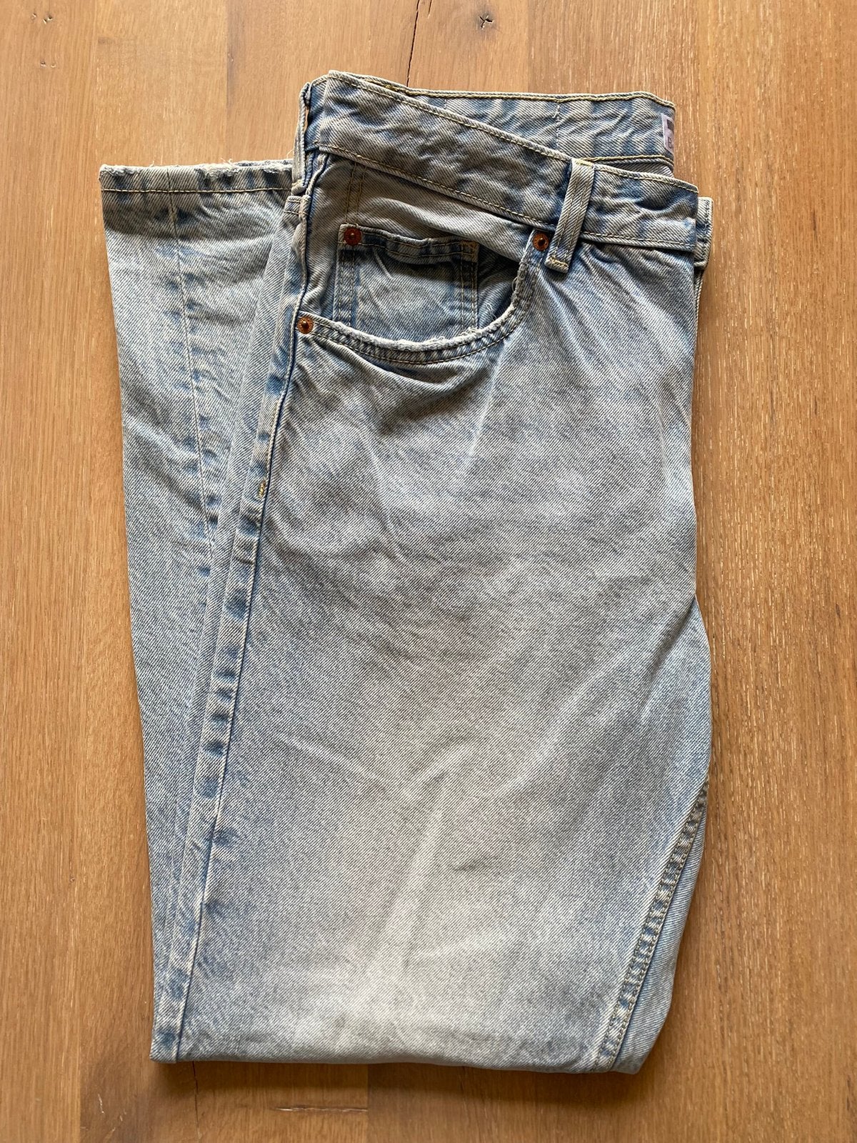 Bershka jeans maat 40, Ophalen, Gedragen, Blauw, Overige jeansmaten