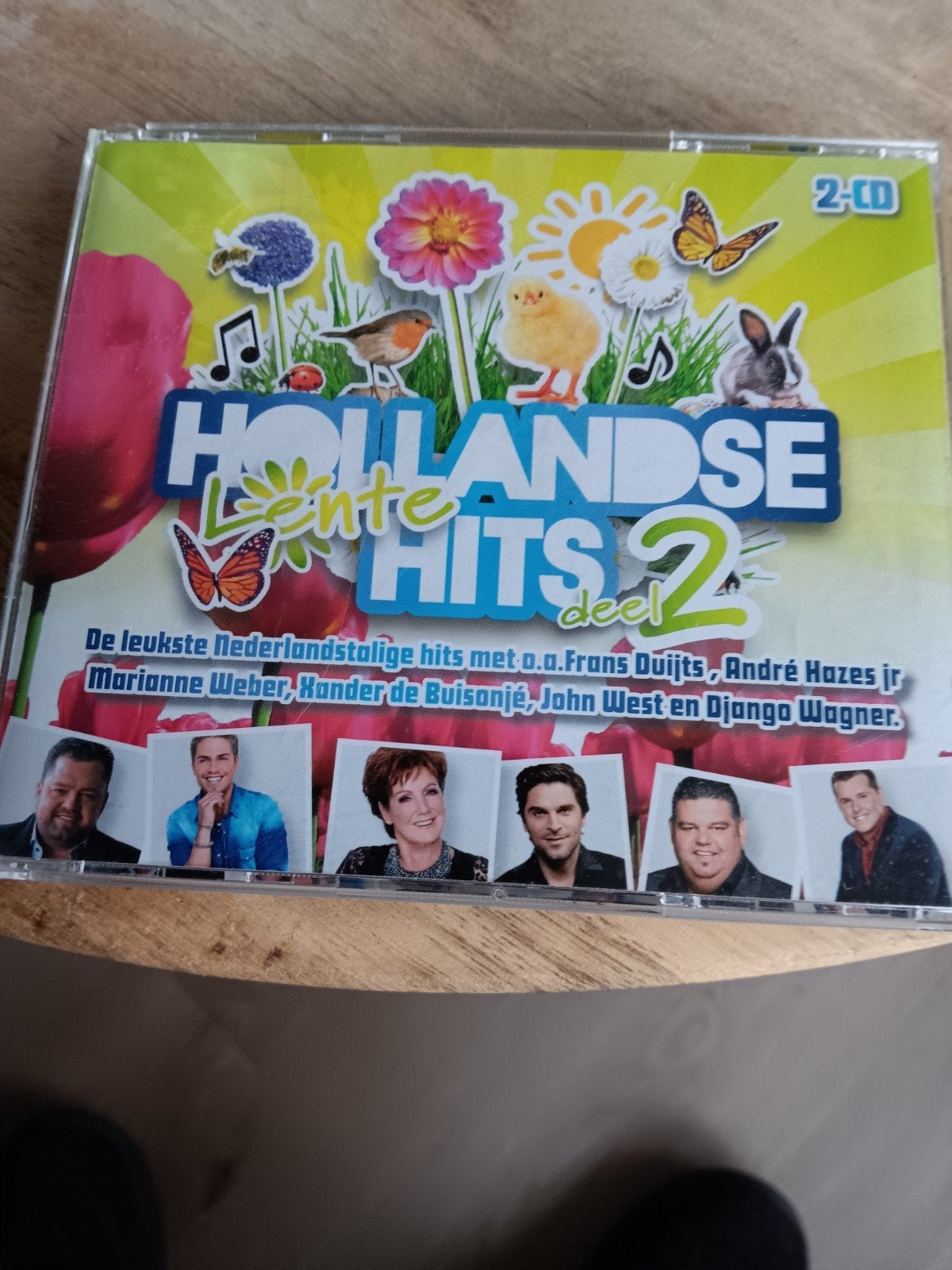 Hollandse Lente Hits deel 2 - 2CD (Nederlandstalig), Gebruikt, Verzamelalbum, Inclusief doosje, Schlager
