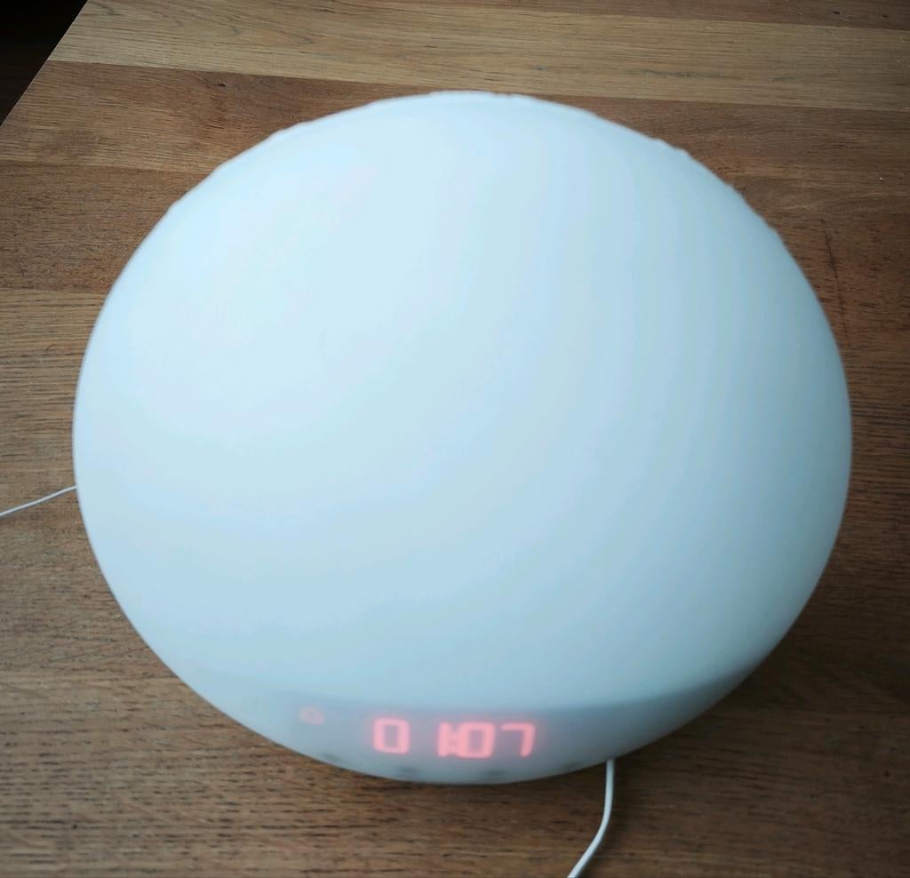 Philips Wake-up Light HF3510 - Lichtwekker, Witgoed en Apparatuur, Wekkers, Gebruikt, Digitaal, Ophalen of Verzenden