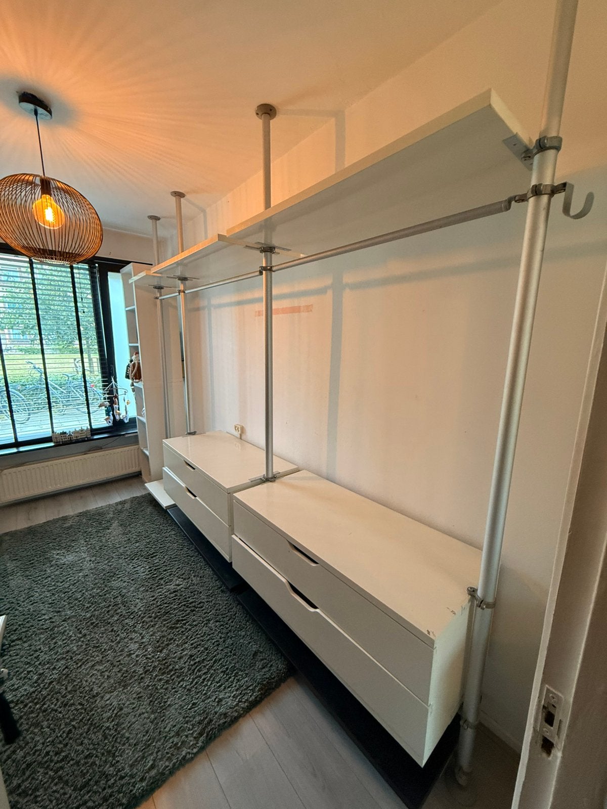 IKEA Stolmen kledingkast compleet – zeer uitgebreide set, Ophalen, Gebruikt, 200 cm of meer, 50 tot 75 cm