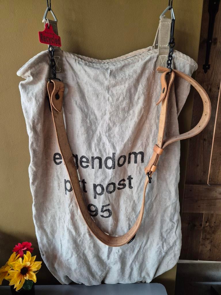 Oude Vintage Postzak, Ophalen of Verzenden, Gebruikt