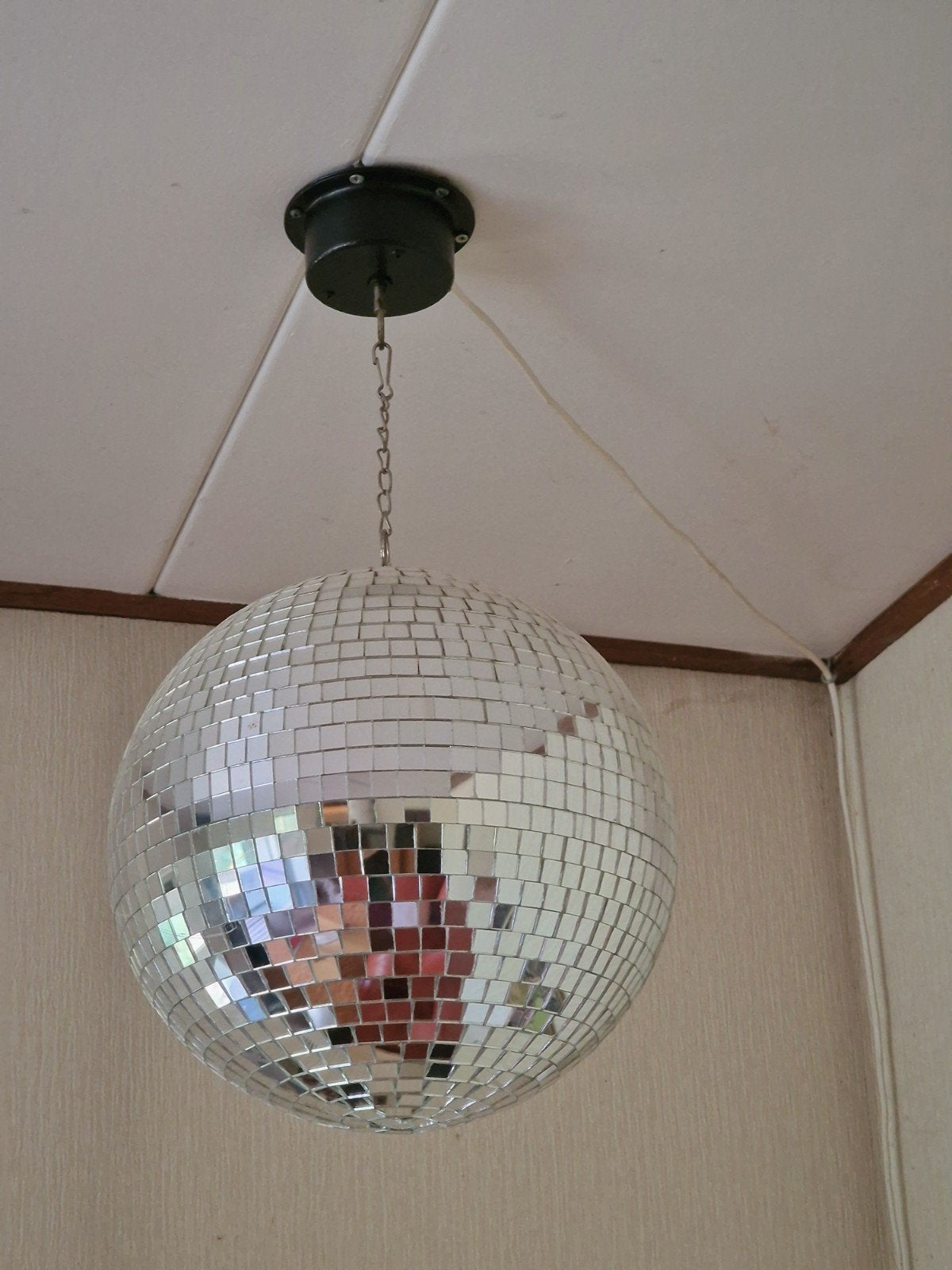 Discobal met draaimotor - Feestverlichting, Ophalen of Verzenden