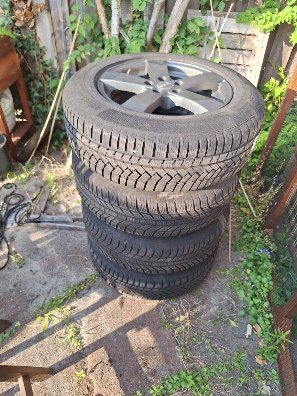 Nissan X-Trail 17" inch velgen & winterbanden, Ophalen, Gebruikt, Banden en Velgen, 17 inch