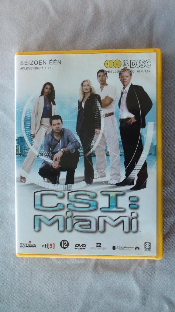 CSI Miami seizoen een afl 1.1 - 1.12, Cd's en Dvd's, Boxset, Ophalen of Verzenden, Zo goed als nieuw, Actie en Avontuur