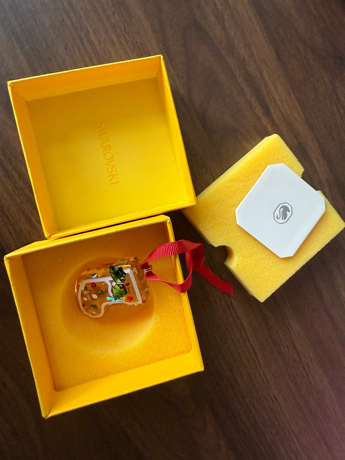 Swarovski Kerstornament Peperkoek, Verzamelen, Ophalen of Verzenden, Nieuw, Huisaccessoire