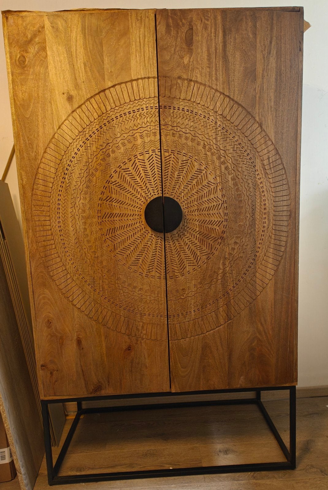 Houten kast met deuren en planken - Zo goed als nieuw, Huis en Inrichting, Met deur(en), Modern, Bohemian, 50 tot 100 cm, Zo goed als nieuw