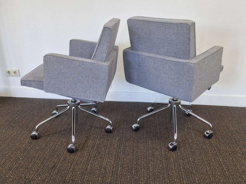 Luxe SV verrijdbare vergaderstoel / kuipstoel / clubfauteuil, Postbus, SV, Info@sv.nl, Ophalen of Verzenden