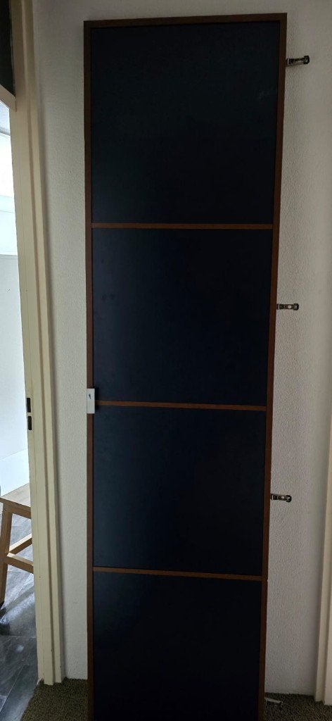 Kledingkast, Glas, Met deur(en), Gebruikt, 200 cm of meer