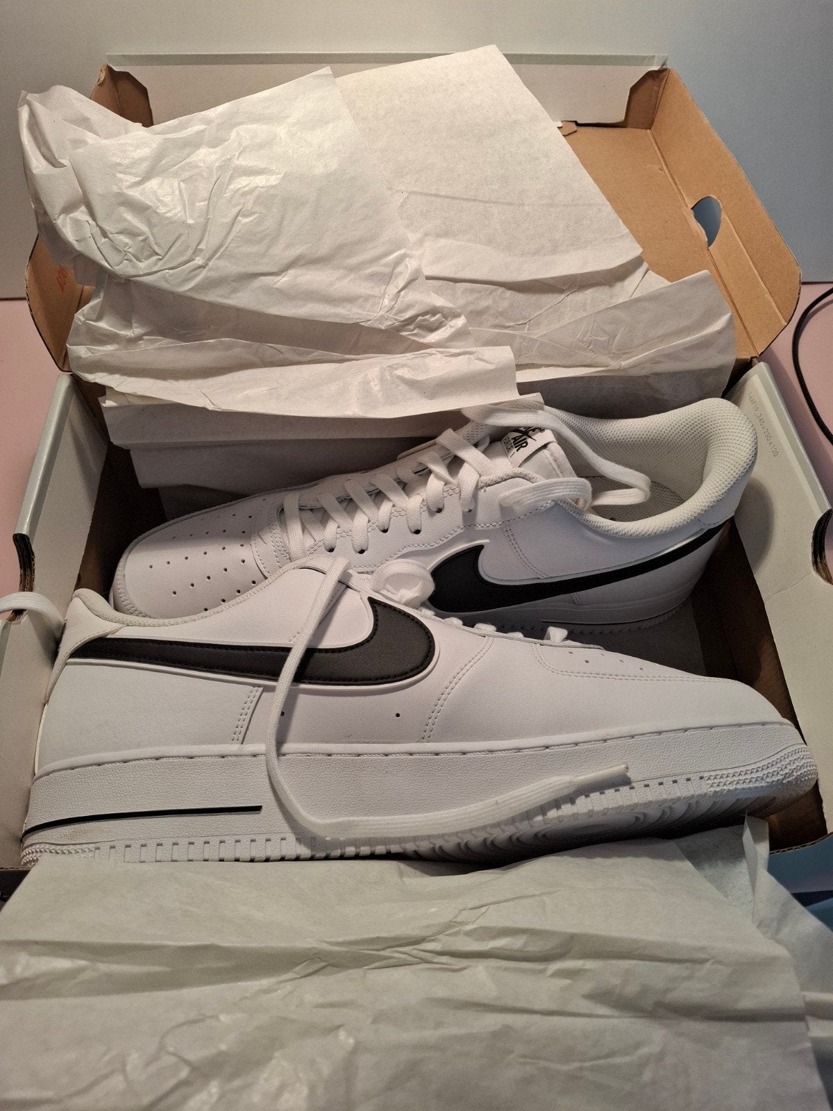 Nieuwe originele Nike Air Force 1 - Maat 48,5, Kleding | Heren, Schoenen, Wit, Nike, Nieuw, Ophalen of Verzenden