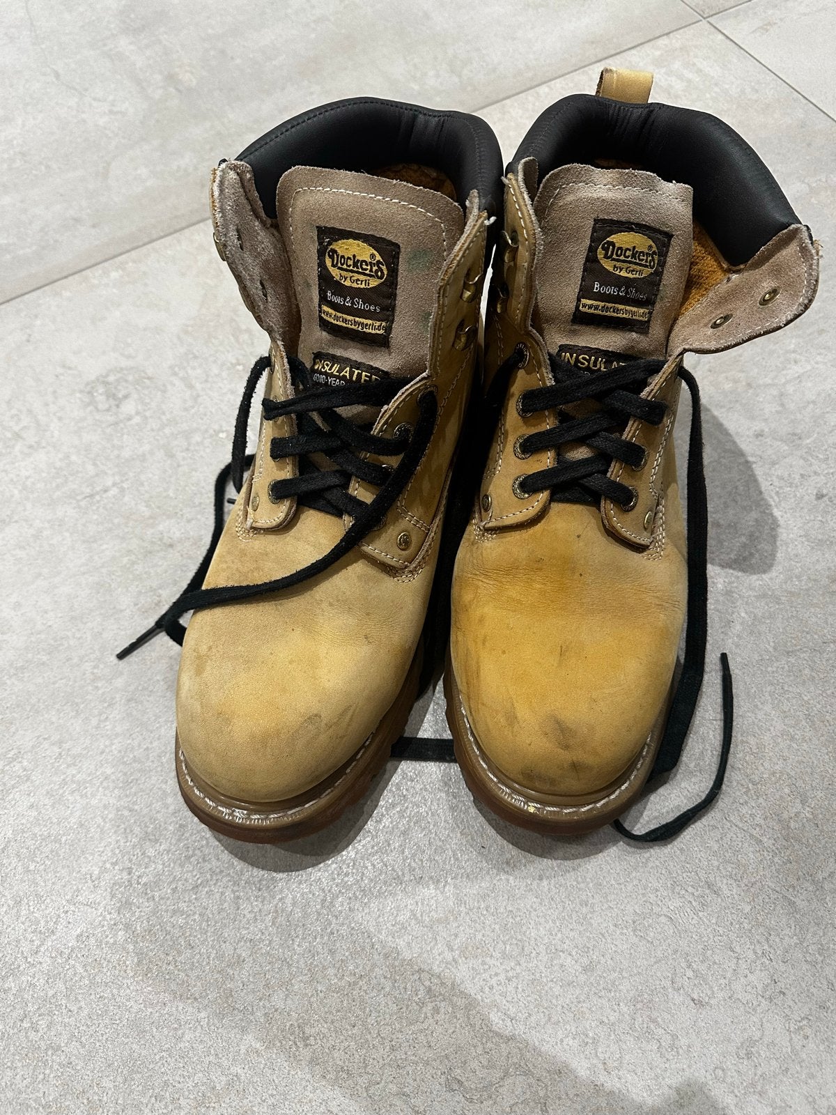 Dockers by Gerli Gele Werkschoenen Maat 45, Ophalen of Verzenden, Gedragen, Geel, Werkschoenen