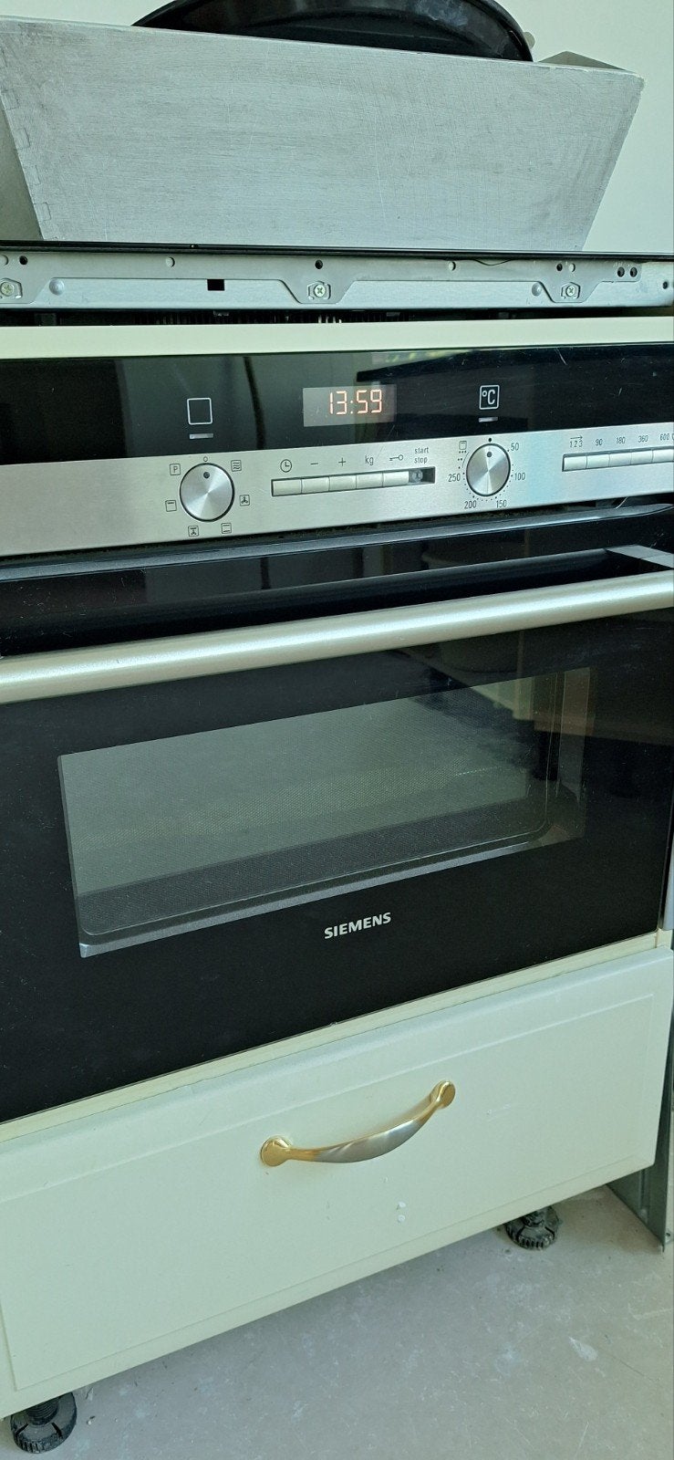 Siemens Inbouw Combi-oven met Magnetronfunctie, Ophalen, 45 tot 50 cm, Gebruikt, Siemens
