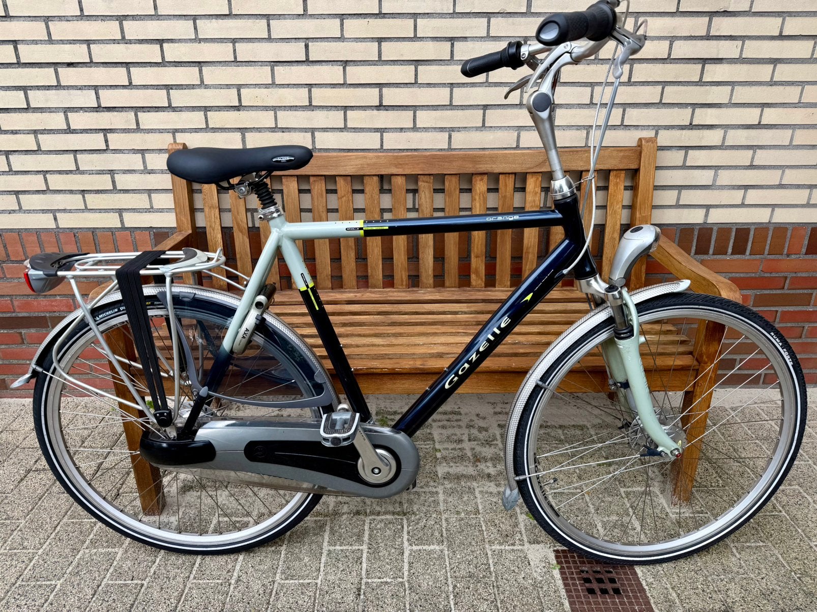 Gazelle Orange heren 61cm Shimano nexus 7 versnellingsnaaf, Ophalen, Zo goed als nieuw, Gazelle