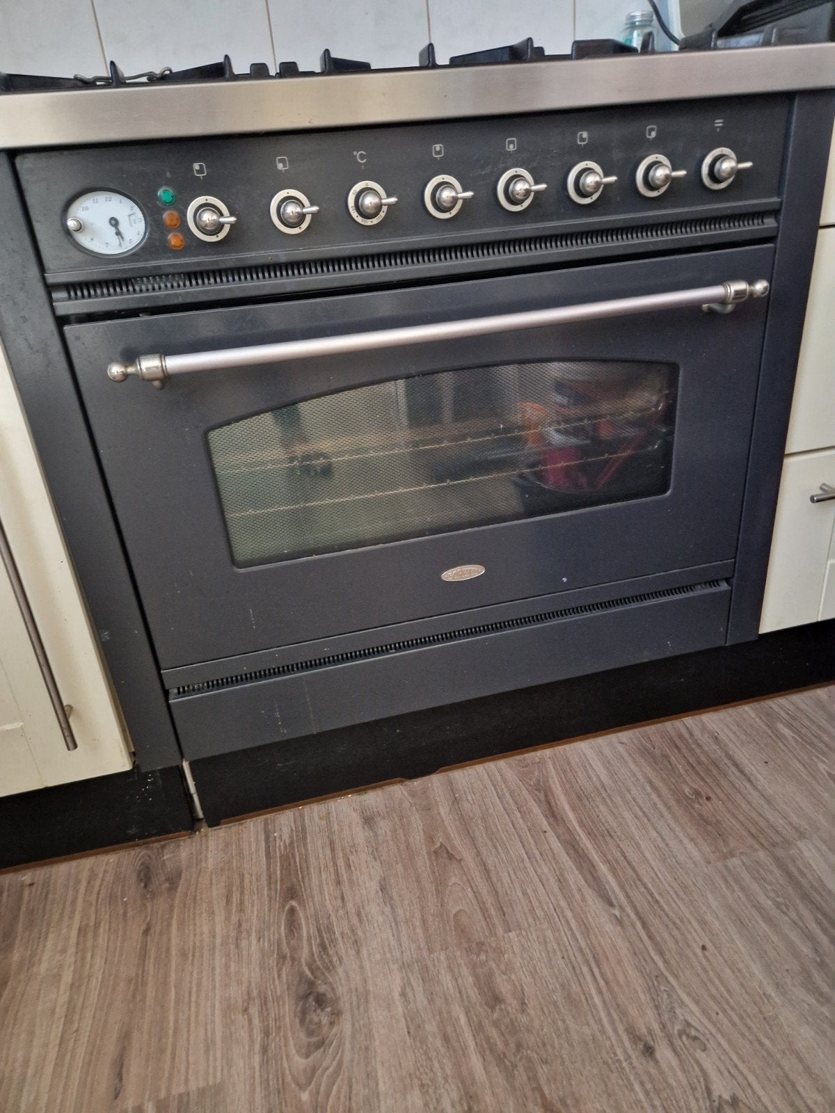Boretti gasfornuis met afzuigkap, Ophalen, Gebruikt, 60 cm of meer, Gas