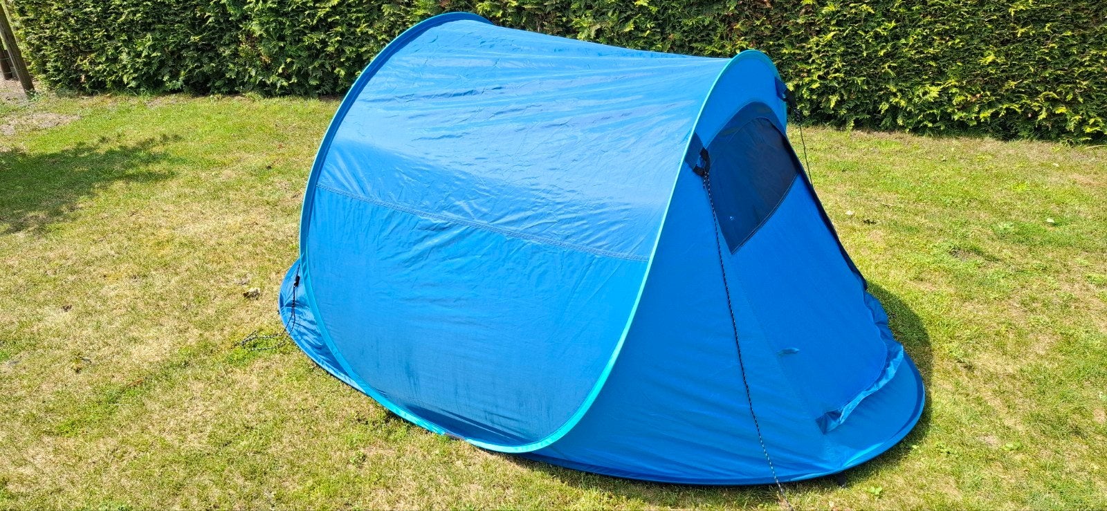 Tent Pop-up 2-persoons - Blauw, Ophalen, Gebruikt, Tot en met 2