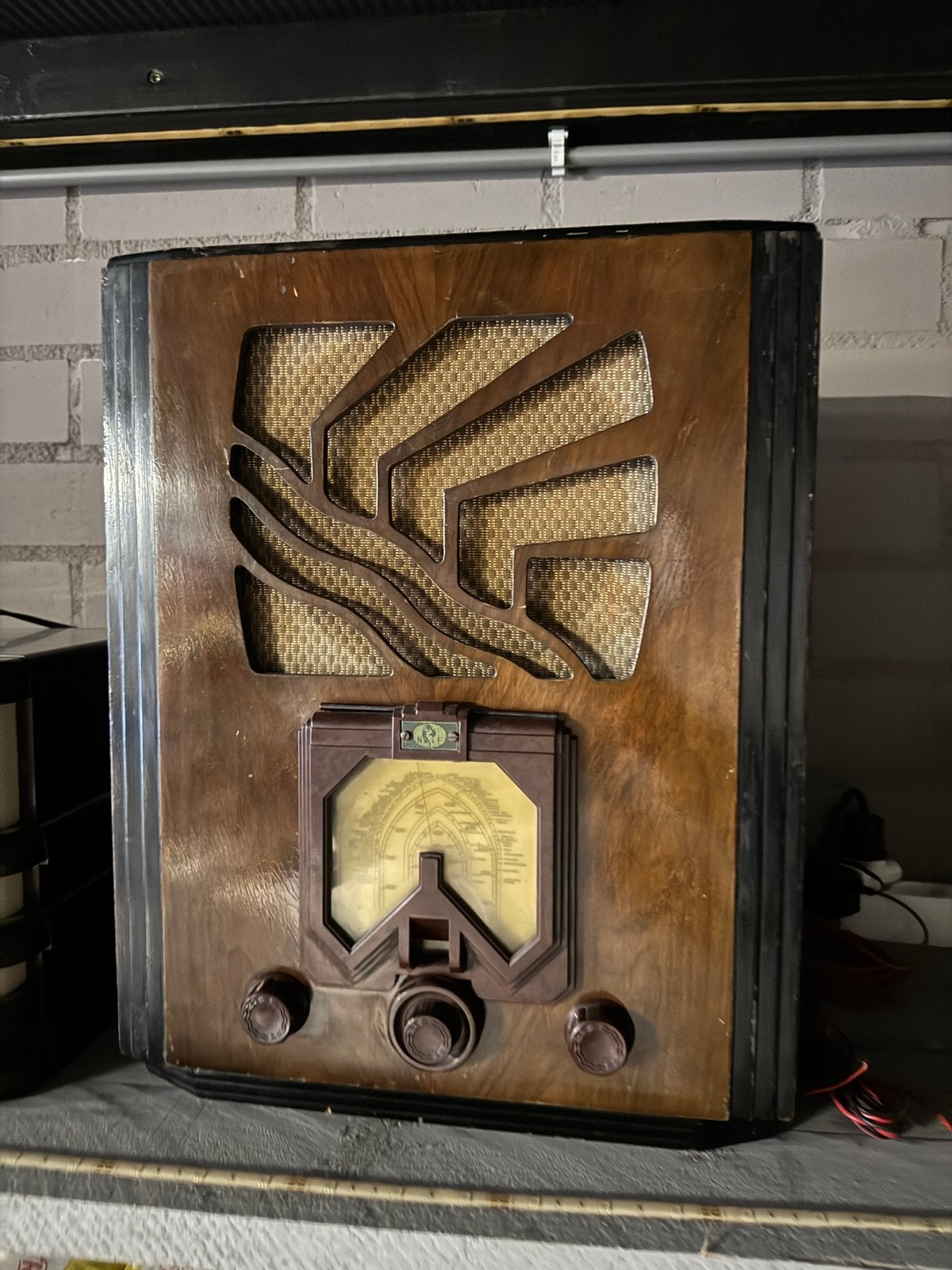 Sonora Excellence 3 Bakelieten Radio (ca. 1945-1947), Overige merken, Gebruikt, Ophalen of Verzenden, Sonora