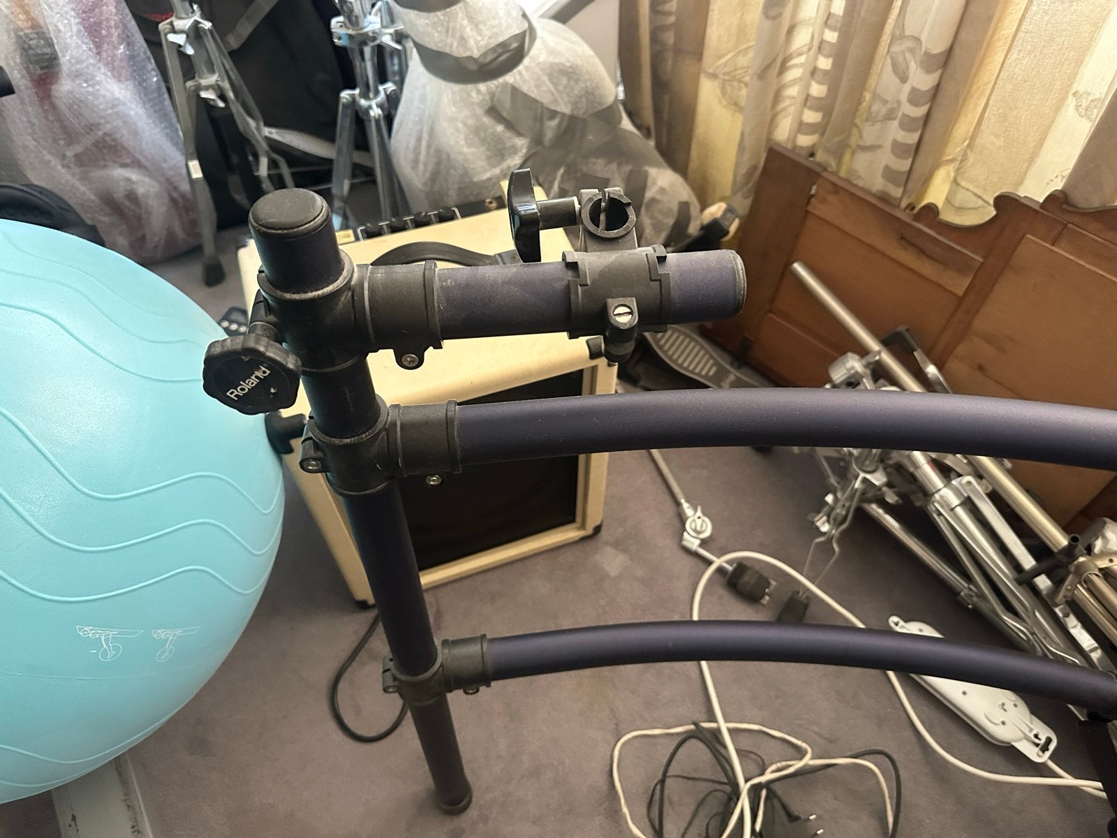 Roland TD-6 V-Drums beginners drumstel met groot rack, Muziek en Instrumenten, Ophalen, Gebruikt, Roland, Elektronisch