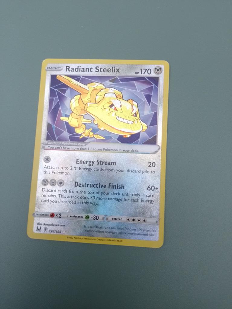 Pokemon Radiant Steelix, Ophalen of Verzenden, Zo goed als nieuw