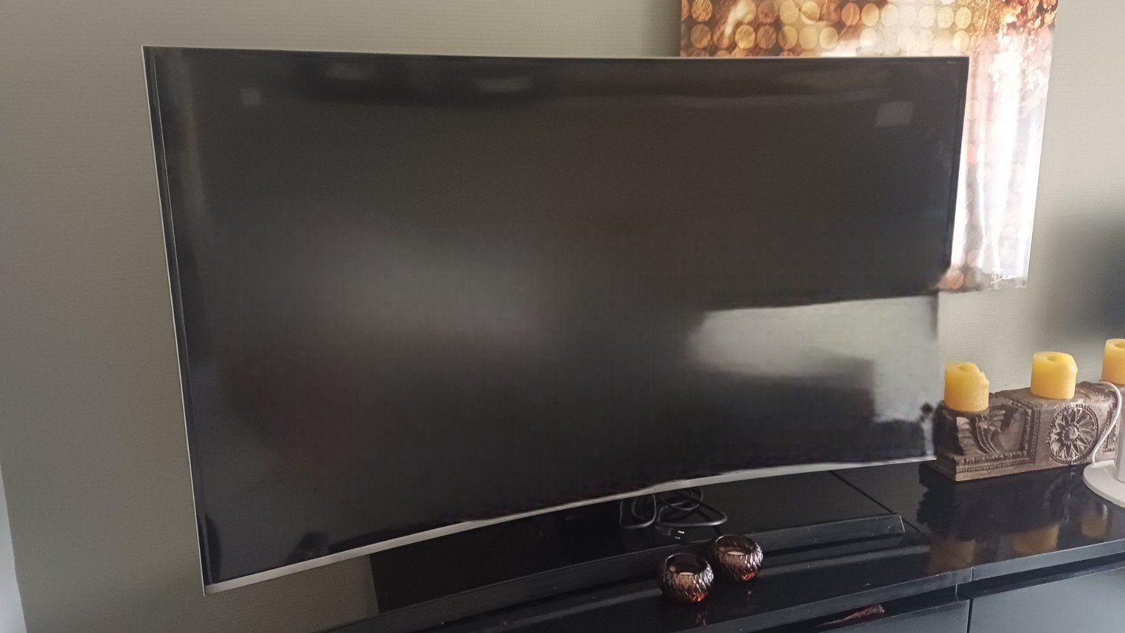 Defect! 48 inch Samsung Curve Tv, Ophalen, 100 cm of meer, 50 Hz, Samsung