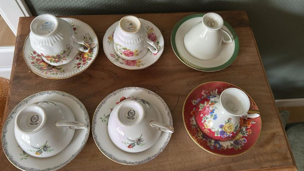Diverse kop en schotels, Ophalen of Verzenden