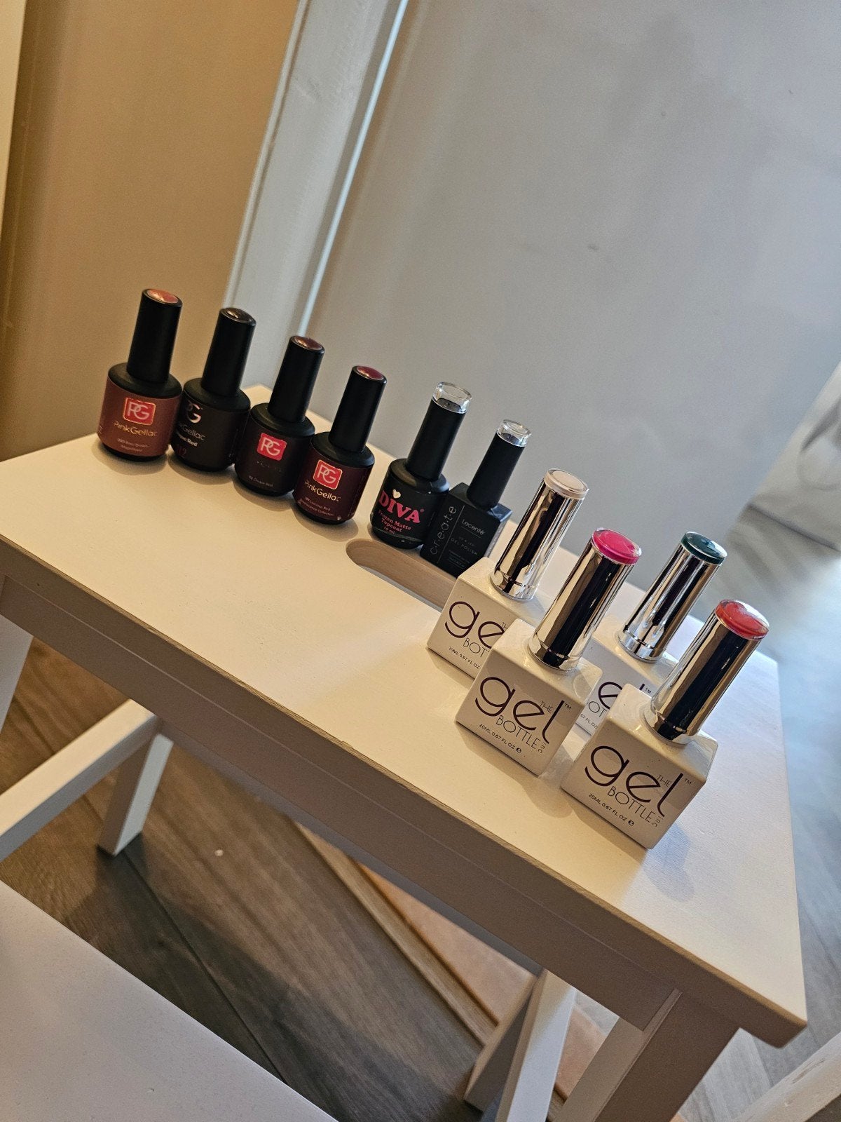 Gellak nagellak set - Diverse kleuren en merken, Ophalen of Verzenden, Zo goed als nieuw, Verzorging
