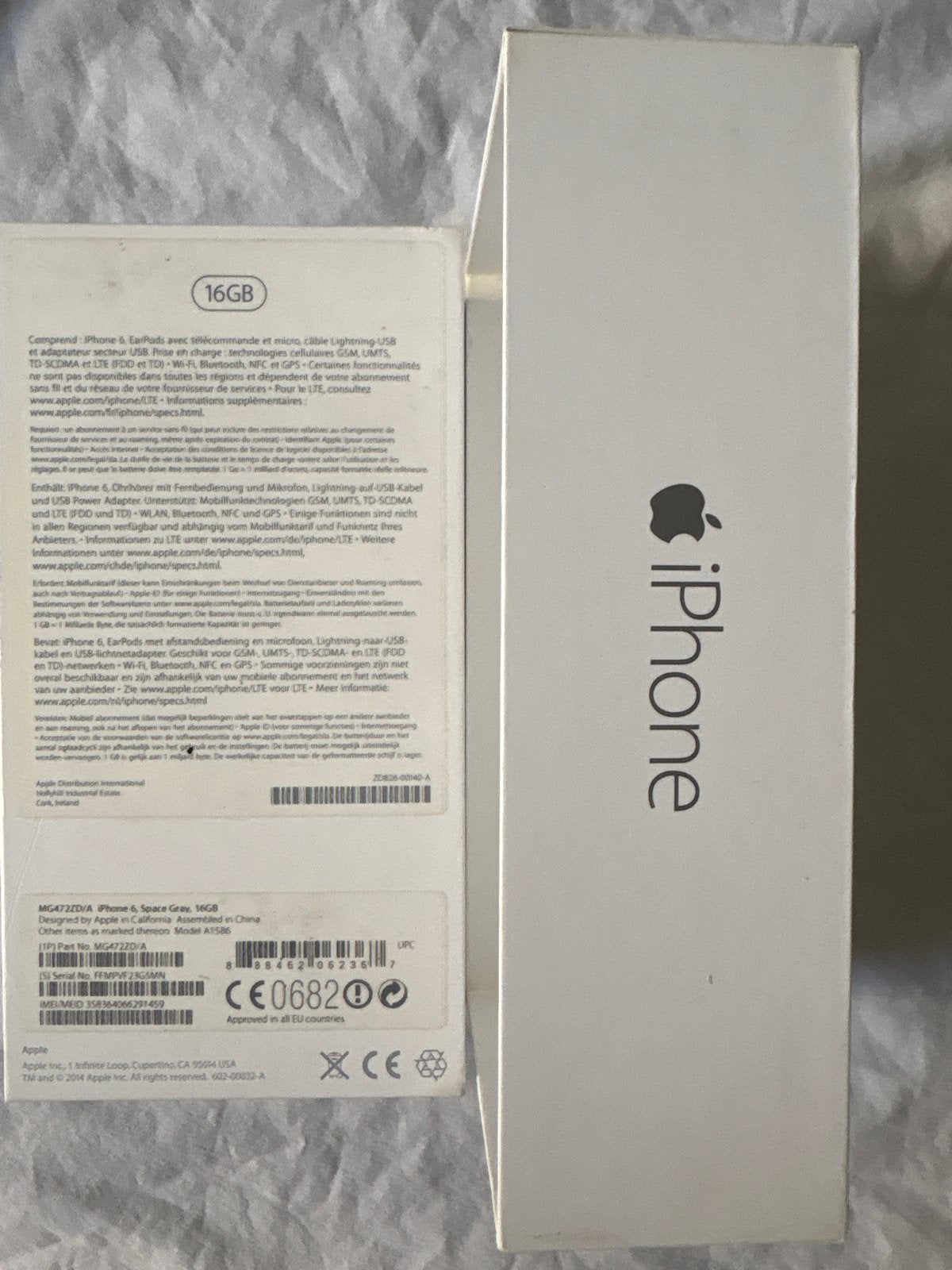 Apple iPhone 6 16GB Space Gray - Zo goed als nieuw, Telecommunicatie, 16 GB, Ophalen of Verzenden, Zo goed als nieuw, Zonder simlock