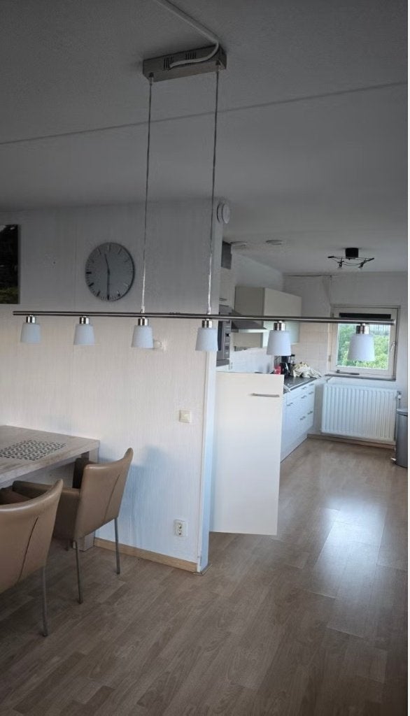 Ikea TIDIG 6-spots hanglamp (led) - 125 cm breed, Ophalen, Gebruikt, Glas, Overige fittingen