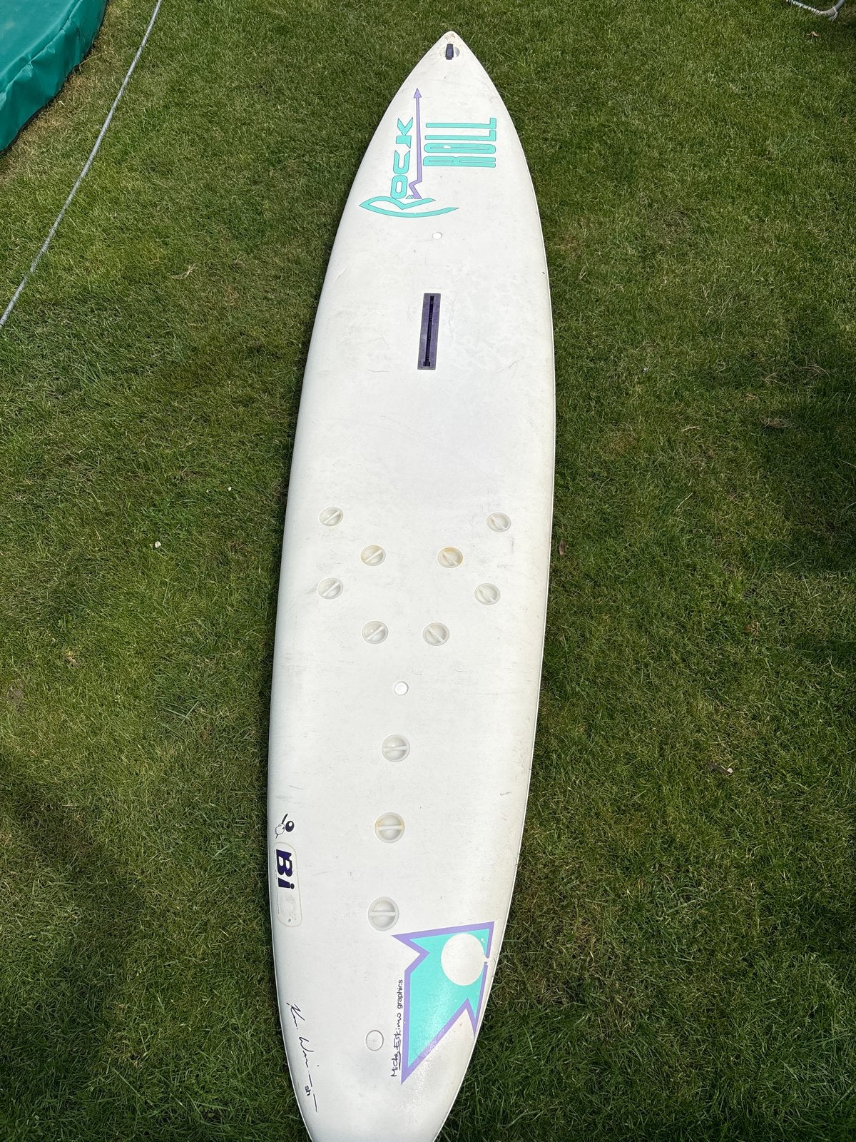 Old school- BIC Rock & Roll windsurfboard, Watersport en Boten, Ophalen, Gebruikt, 300 cm of meer, Plank