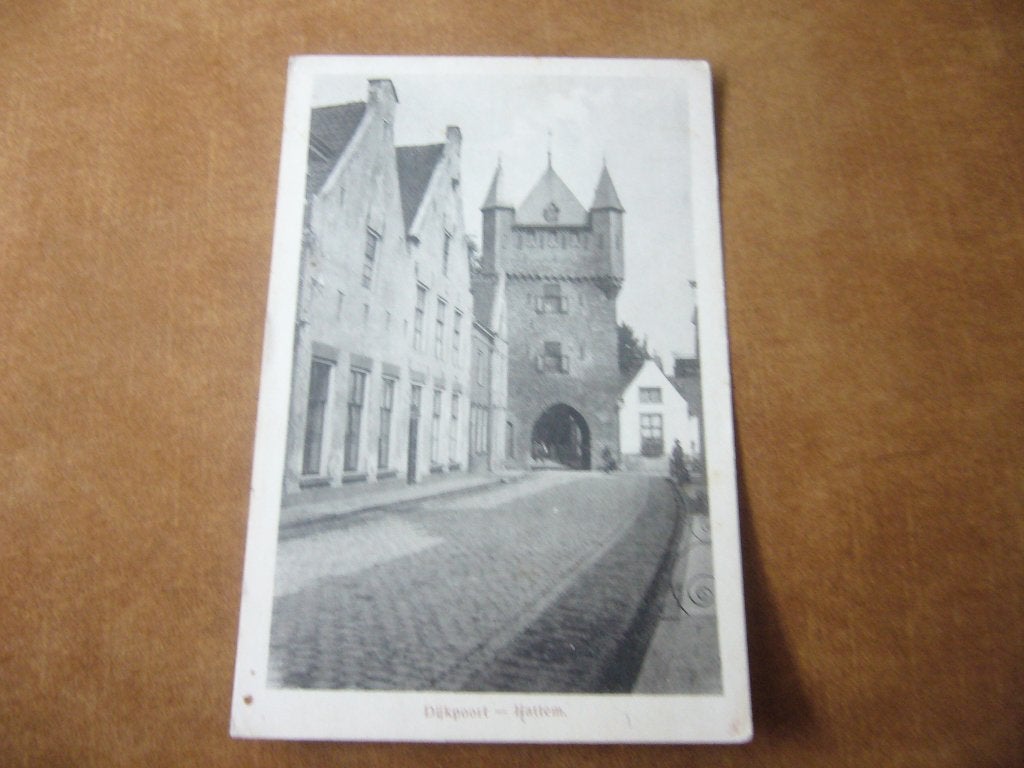 HATTEM  =  DIJKPOORT  BRIEFKAART, Ophalen of Verzenden, Voor 1920, Ongelopen, Gelderland