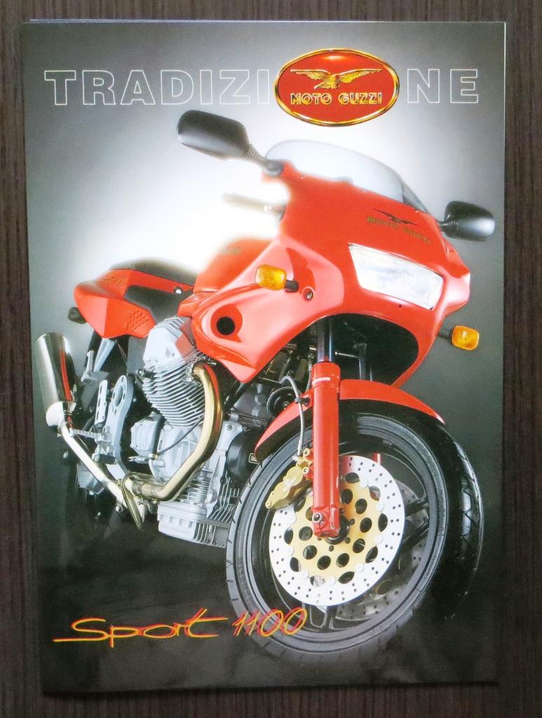 Folder Moto Guzzi Sport 1100 - 1994 - 6 blz (Engels), Verzenden, Moto Guzzi