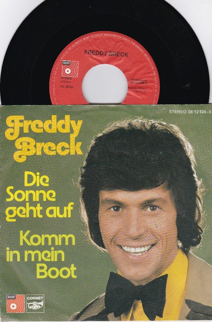 Freddy Breck ‎– Die Sonne Geht Auf, Ophalen of Verzenden, Zo goed als nieuw, 7 inch, Pop