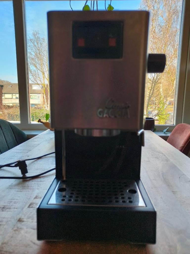 Gaggia Classic 2008, Witgoed en Apparatuur, Koffiezetapparaten, Gebruikt, Gemalen koffie, Espresso apparaat, 1 kopje, Afneembaar waterreservoir