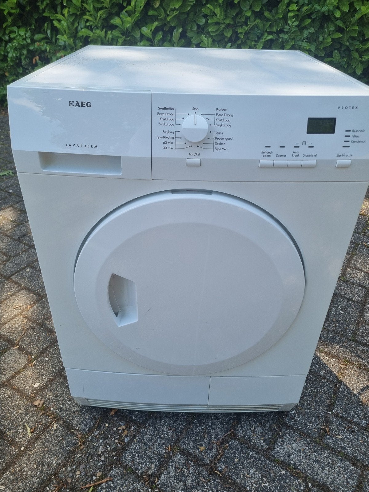 AEG Lavatherm Condensdroger - Goed werkend, Ophalen, 6 tot 8 kg, Gebruikt, Voorlader