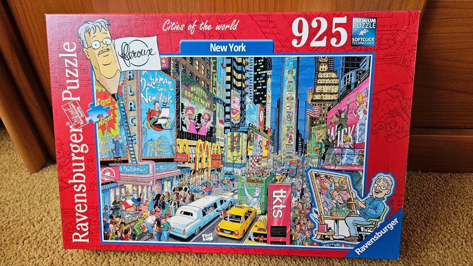 Cities of the World puzzel New York, Ophalen of Verzenden, 500 t/m 1500 stukjes, Zo goed als nieuw