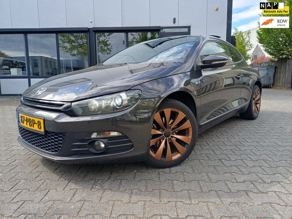Volkswagen Scirocco 1.4 TSI Highline Plus PANORAMADAK/NAVI/P, Auto's, Volkswagen, Voorwielaandrijving, Euro 5, Gebruikt, Zwart