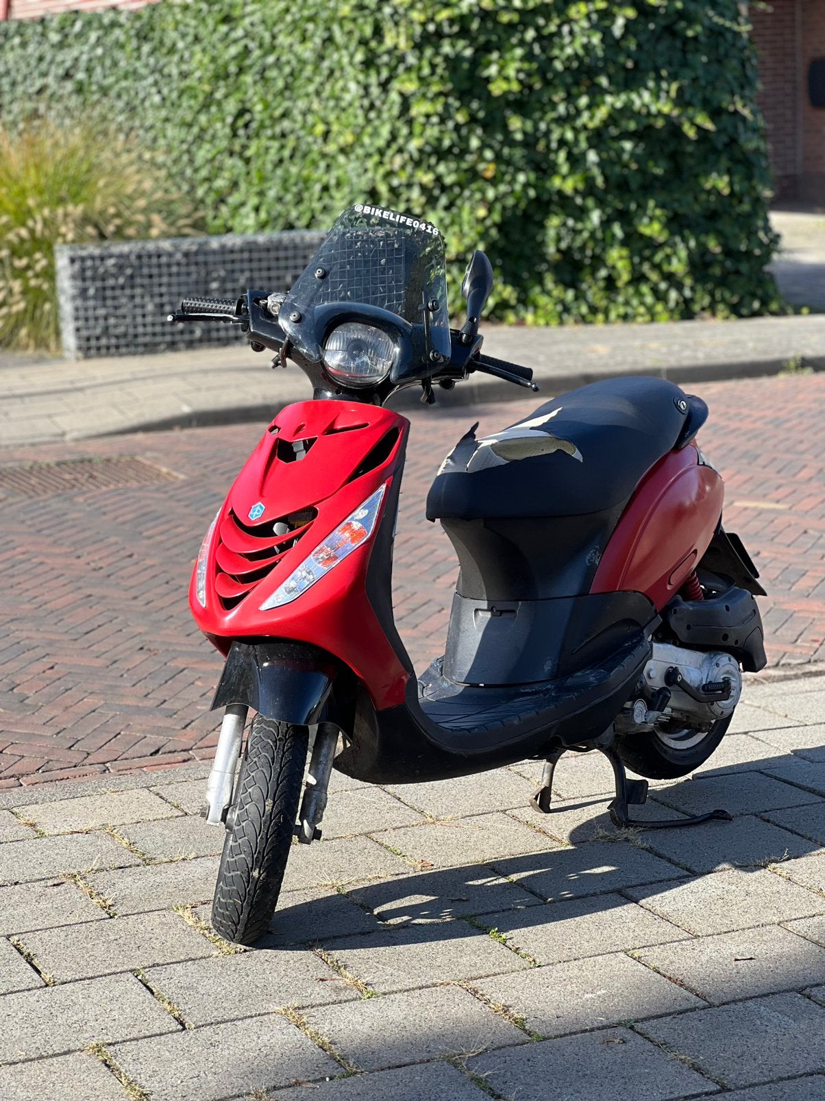 Piaggio zip c25 4 takt model MET WOKMELDING, Ophalen, Gebruikt, Maximaal 45 km/u, Zip