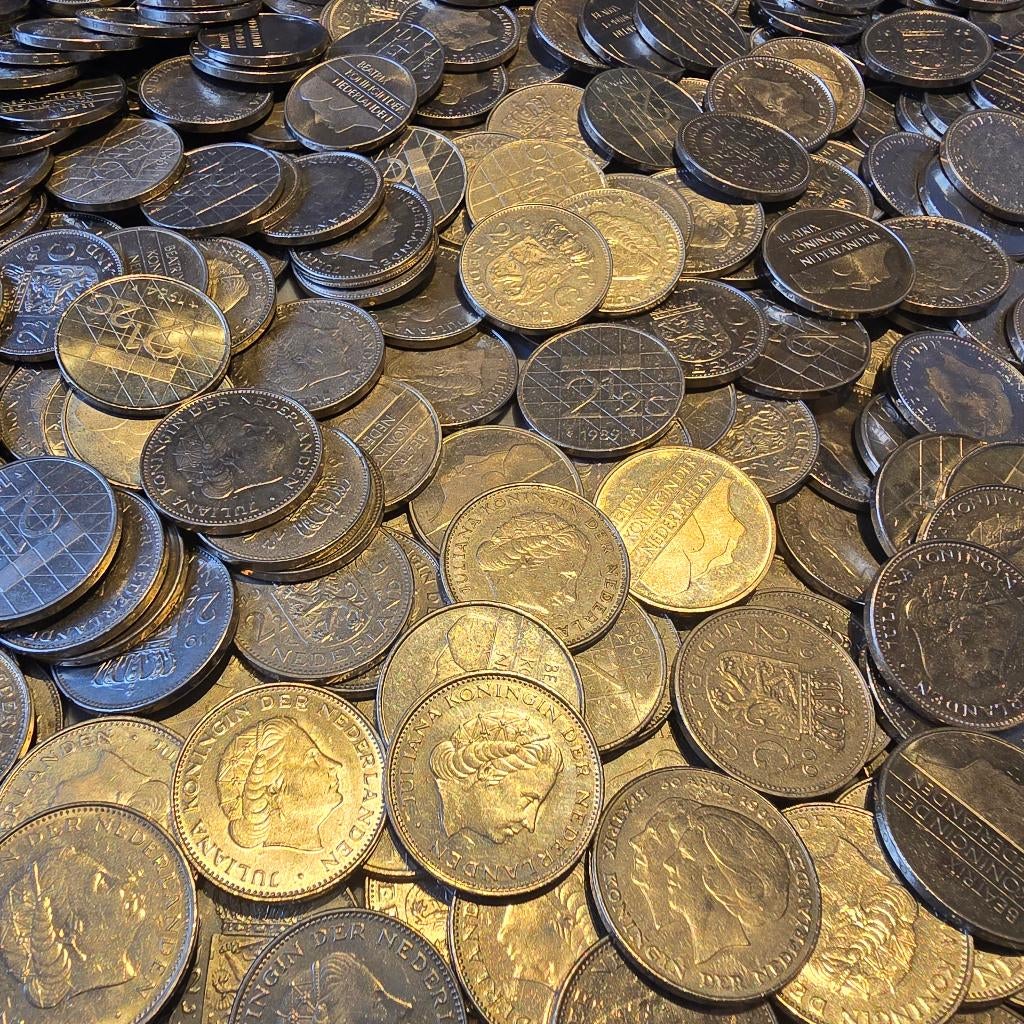 Nederland - Nikkelen & bronzen munten per 1 kilo / kg, Postzegels en Munten, Munten | Nederland, Ophalen of Verzenden, Koningin Juliana