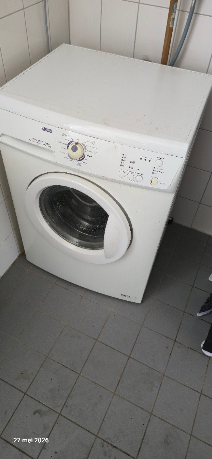 Zanussi Wasmachine weinig gebruikt, Gebruikt, Voorlader, 85 tot 90 cm, 1200 tot 1600 toeren