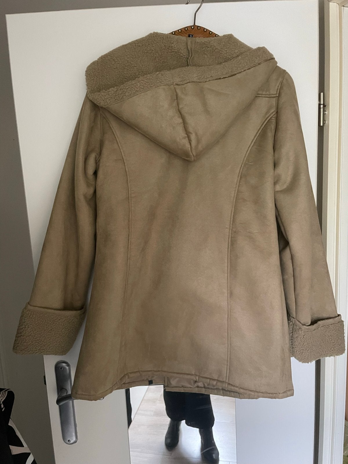 Nielsson Duffle Coat met Teddy Voering - Maat M, Ophalen of Verzenden, Zo goed als nieuw, Maat 38/40 (M), Beige