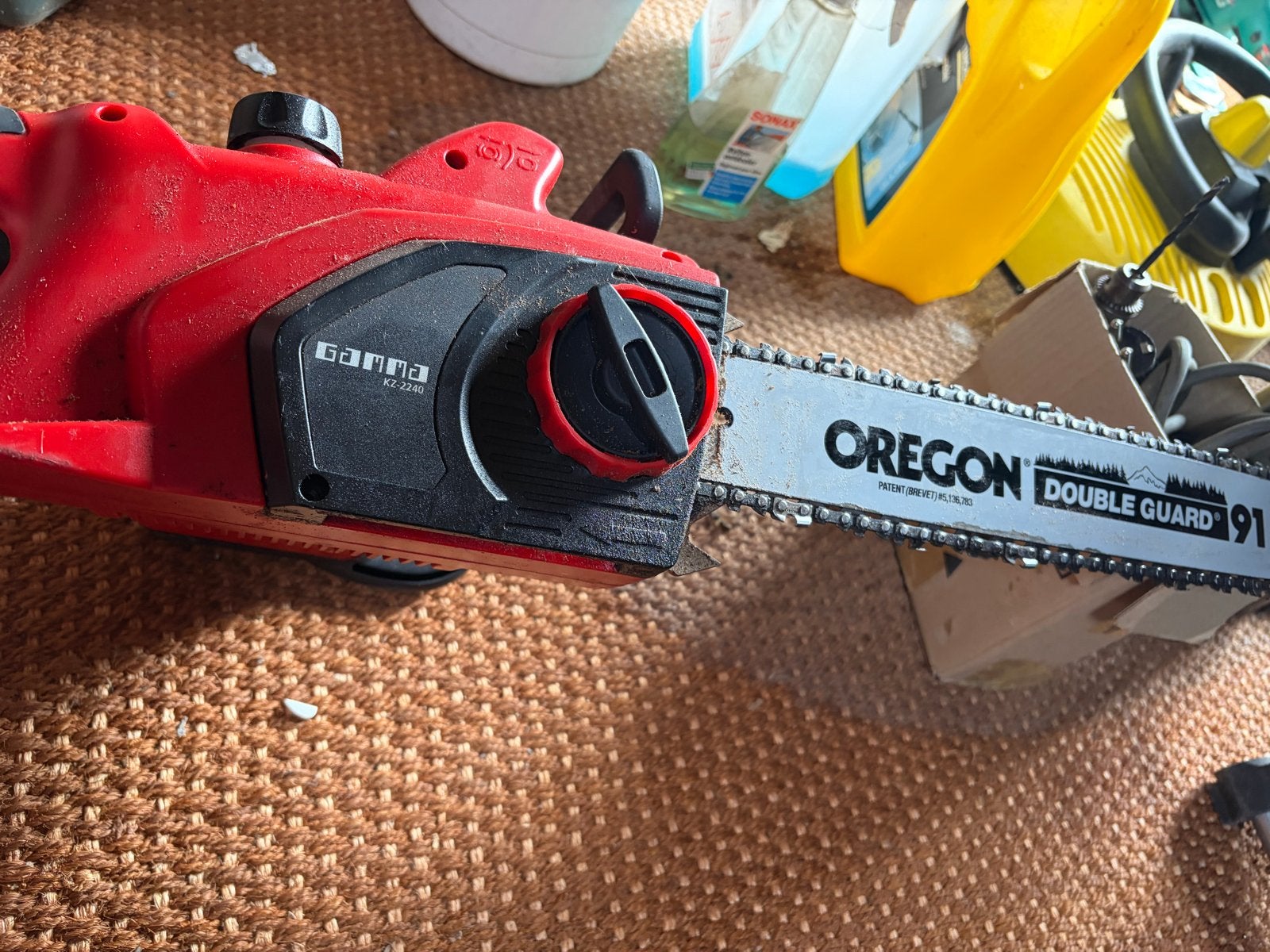Gamma KZ-2240 Elektrische Kettingzaag - 2200W, Ophalen, Gebruikt, 70 mm of meer, Kettingzaag