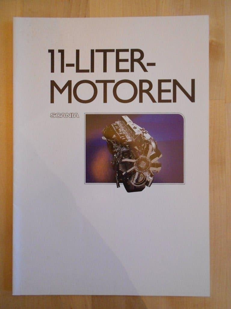 Scania 11 Liter Motor Brochure 1992 – 113, Verzenden, Zo goed als nieuw, Overige merken, Scania