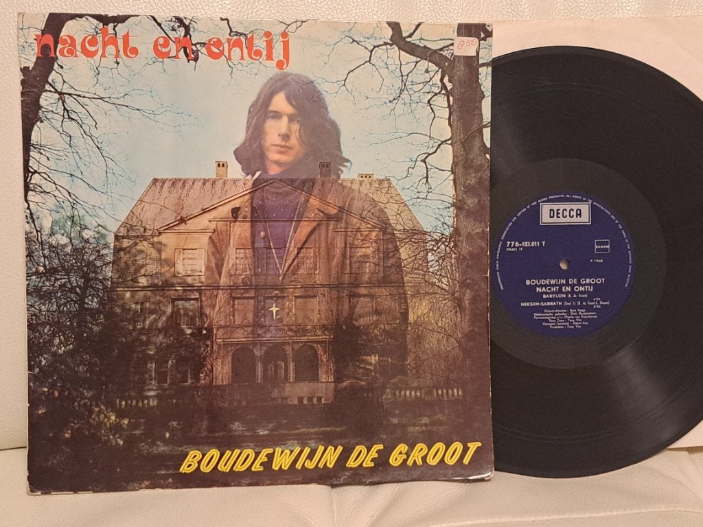 BOUDEWIJN DE GROOT nacht en ontij PSYCHEDELISCHE LP, Cd's en Dvd's, LP, Gebruikt, Originele persing, Ophalen of Verzenden