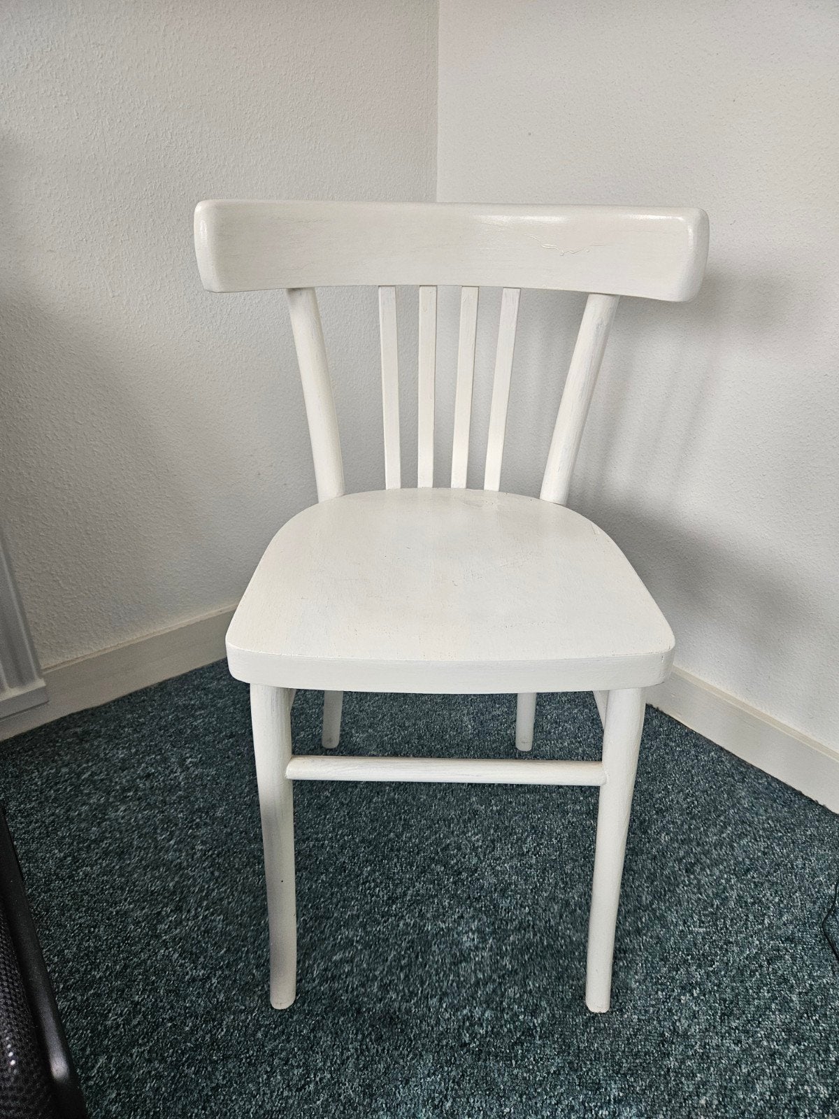stoel, wit, Ophalen, Gebruikt, Wit, Eén