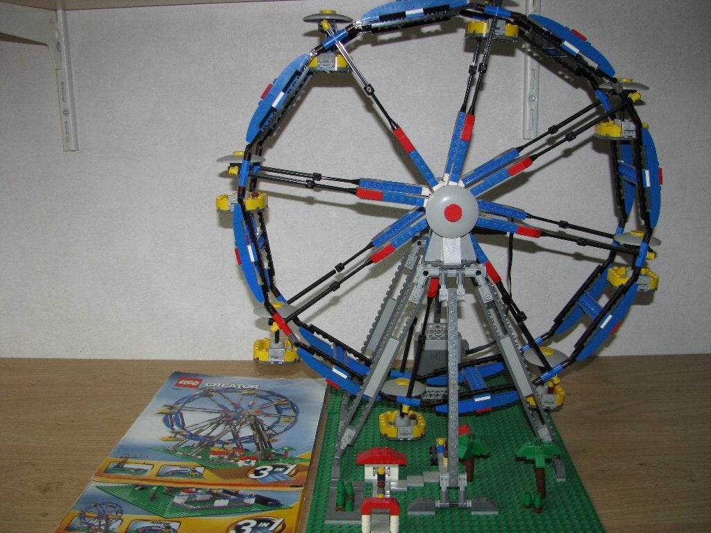 Lego Creator - 4957 - Reuzenrad, Ophalen, Lego, Inclusief instructies, Zo goed als nieuw