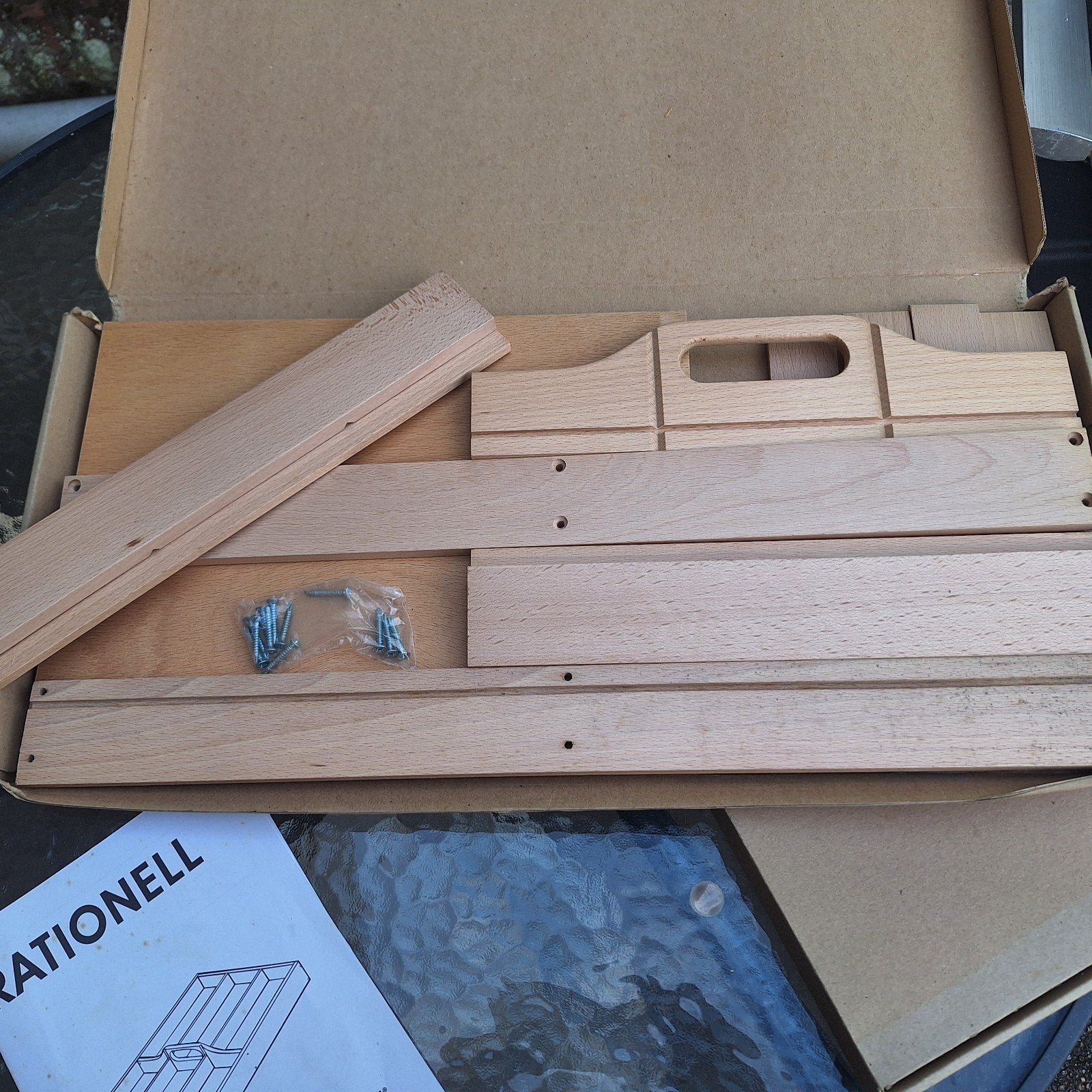 Nieuw in doos Ikea Rationell houten lade-organizer, Overige typen, Hout, IKEA, Nieuw